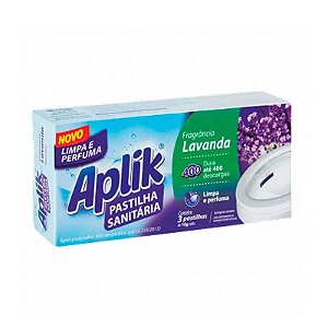 Pastilha Adesiva Lavanda com 3 unidades - Aplik