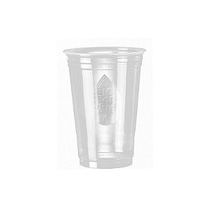 Copo de Plástico PP 550mL Transparente 50 unidades - Cristalcopo