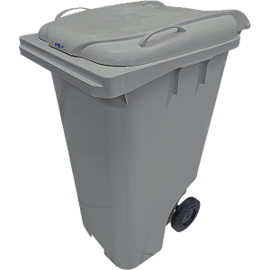 LIXEIRA CONTAINER 240L C/RODA CINZA LP