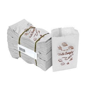 Saco de Papel Impresso 40x35cm Monolúcido com 500 unidades