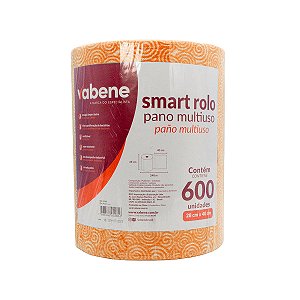 Pano multiuso Smart Laranja 28cmx40cm- 600 panos - Vabene