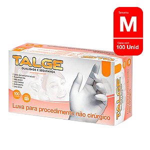 Luva Latex Para Procedimento Não Cirúrgicos Com Pó c/100 (M) TALGE