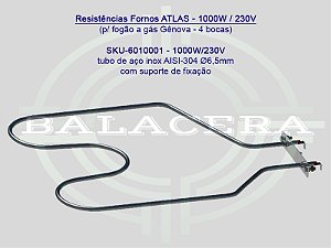 Resistências Fornos ATLAS - 1000W / 230V