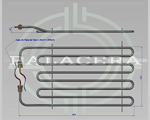 [Rascunho] Resistência para Churrasqueiras Embutidas - 1900W - 220V