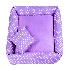 Cama pet média Mila tricoline, 100% algodão, alta durabilidade