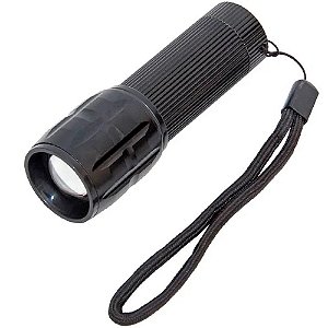 Lanterna tática com zoom ajustável a prova d'água resistente a queda