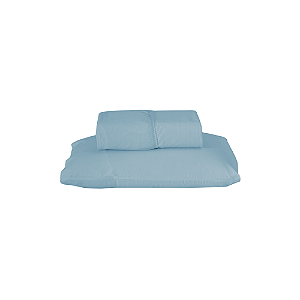 Jogo de lençol liso 2 peças solteiro 140 fios algodão e poliéster