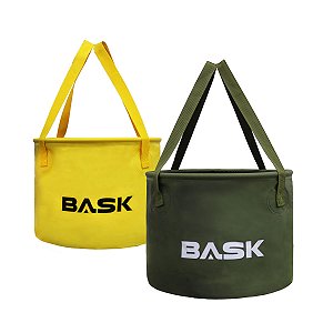 Balde de água dobrável portátil para camping, caminhadas, pesca