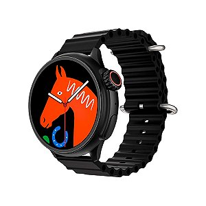 Relogio Smartwatch Ultra 9 Pro Redondo Original Nfe + Brinde