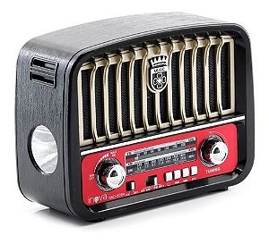 Radio Vintage Portatil Sd/aux/usb Kapbom Ka-8808