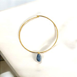 Chocker quartzo azul