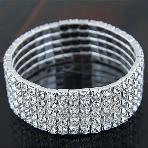 Bracelete Prata Luxo | Pulseira | Dança do ventre | Cigana- BR005