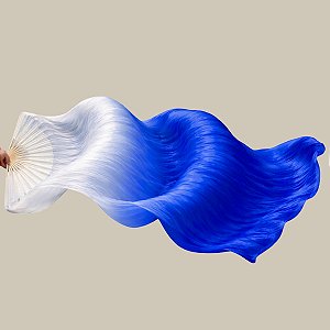 Véu Fan em Poliéster Degradê Unidade |Dança do Ventre| Cigana- VFPU013