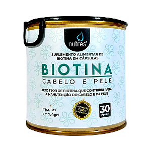Nutres Biotina 45mcg - 30 cápsulas
