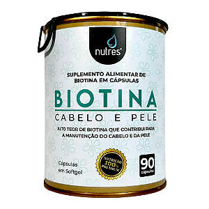 Nutres Biotina 45mcg - 90 cápsulas