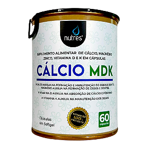 Nutres Cálcio MDK - 60 cápsulas
