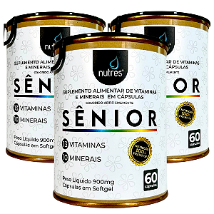 KIT 3 - Nutres Sênior - 60 cápsulas