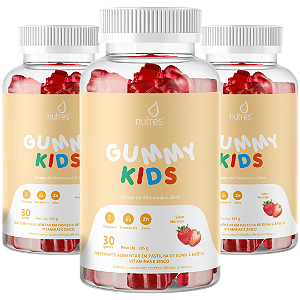 KIT 3 - Nutres Gummy Kids - 30 gomas