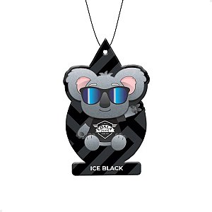 Odorizante Automotivo Coala Auto Folhinha Ice Black 10g