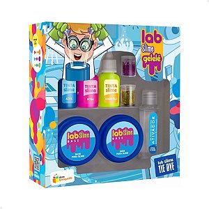 Gelelé Slime Laboratório Tie Dye - Faça Você Mesmo