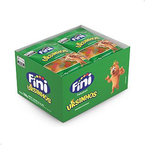 Bala de Gelatina Fini Ursinhos 15g com 12 Unidades