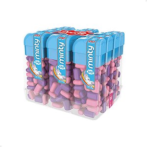 Docile Pastilha Mini Minty Tutti-Frutti 14g com 12 Unidades