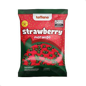 Bala de Morango Strawberry Toffano 600g