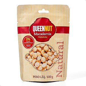Macadâmia Natural Premium 100g - QueenNut #LeveMaisPagueMenos