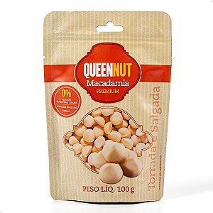 Macadâmia Torrada e Salgada Premium 100g - QueenNut #LeveMaisPagueMenos