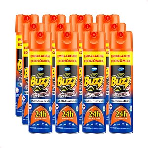 Fardo Econômico 12 Unidades – Multi-inseticida Buzz Off Extreme Aerossol 400ml