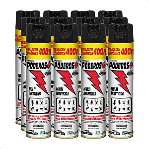 Fardo Econômico 12 Unidades – Multi-inseticida Poderoso Aerossol 400ml