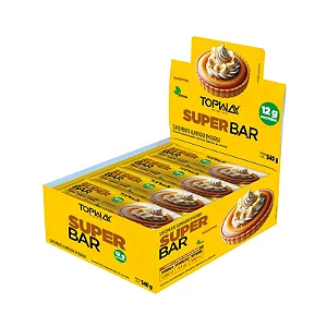 Barra de Proteína 45g Topway SUPER BAR Banoffe - Caixa C/ 12 unid