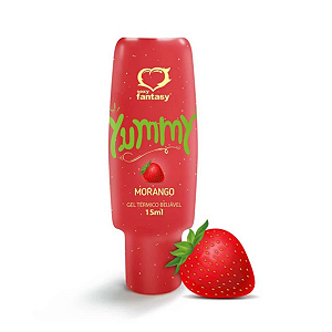 Yummy Gel Térmico Beijável Morango 15ml Sexy Fantasy