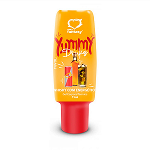 Yummy Drinks Whisky com Energético Gel Térmico 15 ML Sexy Fantasy