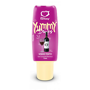 Yummy Drinks Vinho Tinto Gel Térmico 15 ML Sexy Fantasy