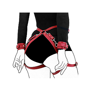 Cinta Arreio com Algema de Pulso na Cintura