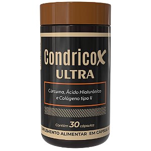 Condricox Ultra - Cúrcuma, Ácido Hialurônico e Colágeno Tipo 2 Fitoprime
