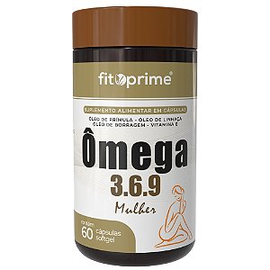 Ômega 3 6 9 Mulher - Prímula, Linhaça e Borragem Fitoprime