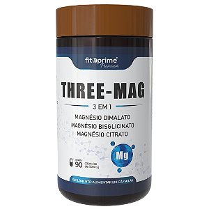 Three-Mag Magnésio Dimalato, Bisglicinato e Citrato Fitoprime