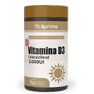 Vitamina D3 150 Cápsulas Fitoprime