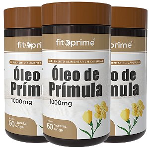 Kit 3 Potes de Óleo de Prímula Fitoprime