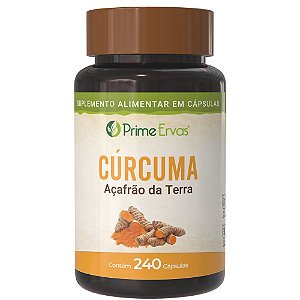 Cúrcuma 240 cápsulas Prime Ervas