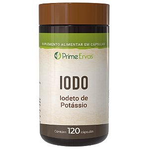 Iodo 120 Cápsulas Prime Ervas