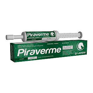 Vermifugo para Cavalo Piraverme Gel Lavizoo 25g