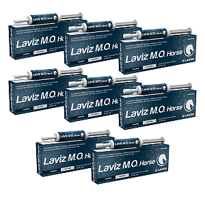 Kit 08 Laviz MO Horse 2x40g Suplemento Cavalos Debilitados