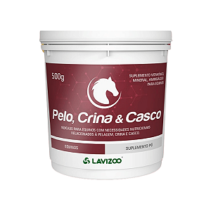Pelo Crina e Casco Suplemento para Cavalo Lavizoo 500g