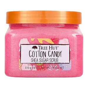 Esfoliante Corporal Cotton Candy Shea Sugar Scrub Tree Hut 510gr