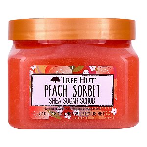 Esfoliante Corporal Tree Hut Peach Sorbet Shea Sugar Scrub 510g