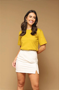 T-SHIRT LISA - MOSTARDA OFF YELLOW