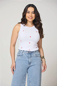 REGATA BORDADA - WHITE SELECT